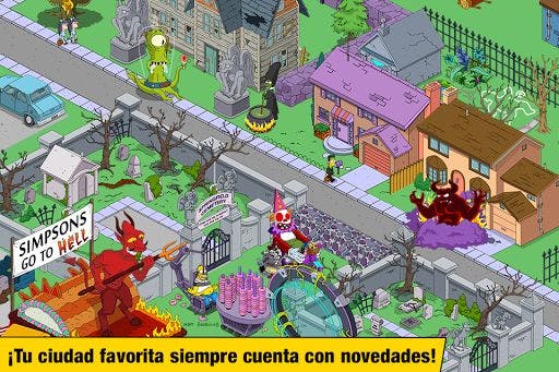 Los Simpson Springfield: Muchos recursos