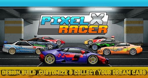 Pixel X Racer: Dinero ilimitado, diamantes